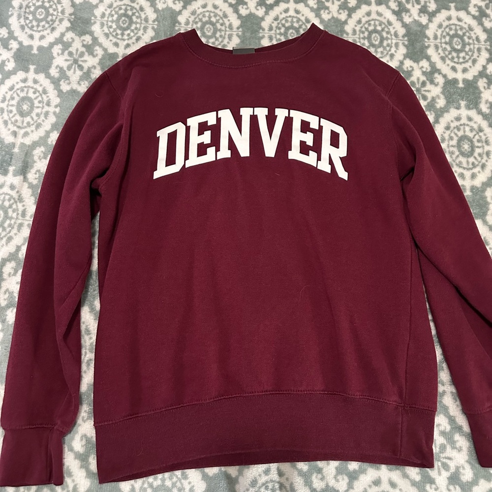Denver Maroon Sweatshirt
